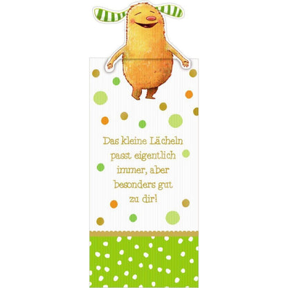 Coppenrath Verlag Lesezeichen mit Botschaft - Das kleine Glück, 1 Stück, 3-fach sortiert