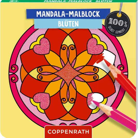 Coppenrath Verlag Mandala-Malblock Blüten