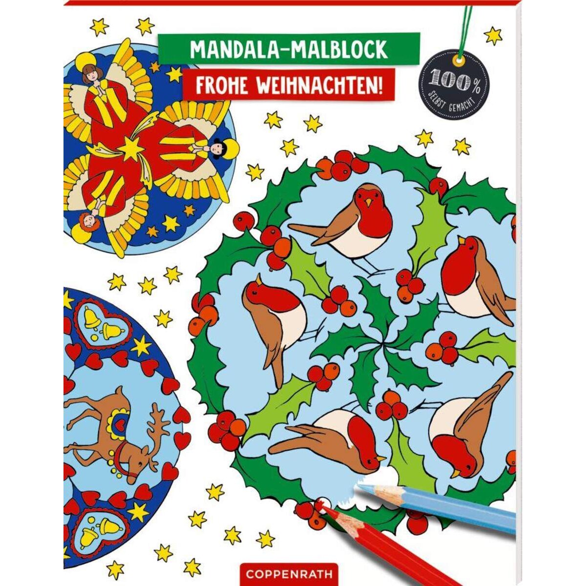 Coppenrath Verlag Mandala-Malblock Frohe Weihnachten! (100% s.g.)