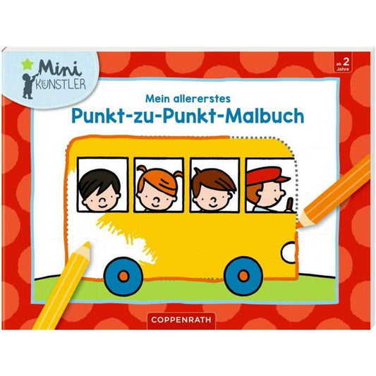 Coppenrath Verlag Mein allererstes Punkt-zu-Punkt-Malbuch (Mini-Künstler)
