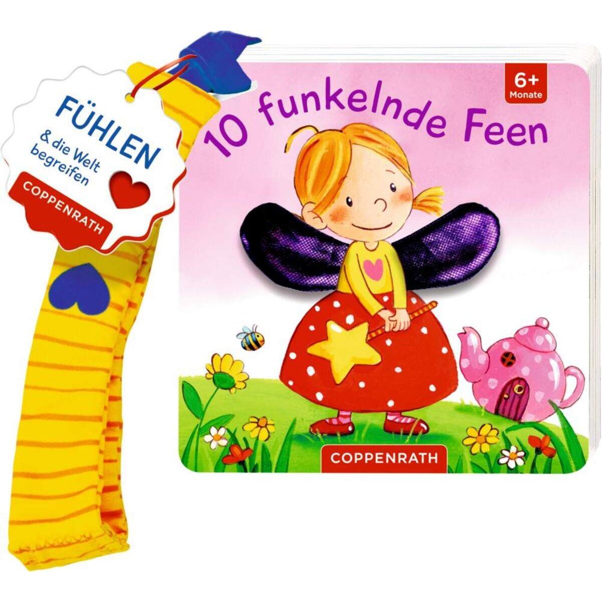 Coppenrath Verlag Mein erstes Fühl-Buch für den Buggy: 10 funkelnde Feen