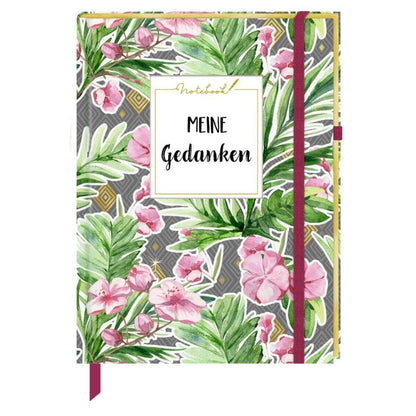 Coppenrath Verlag Meine Gedanken Notizbuch mit Stoffeinband