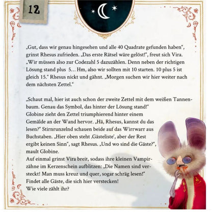 Coppenrath Verlag Memento Monstrum-Das geheimn.Schloss, Zettel-Adventsk.Rätsel