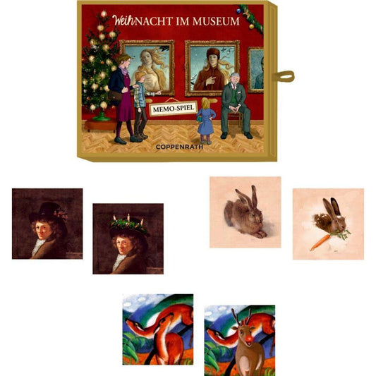 Coppenrath Verlag Memo-Spiel WeihNacht im Museum