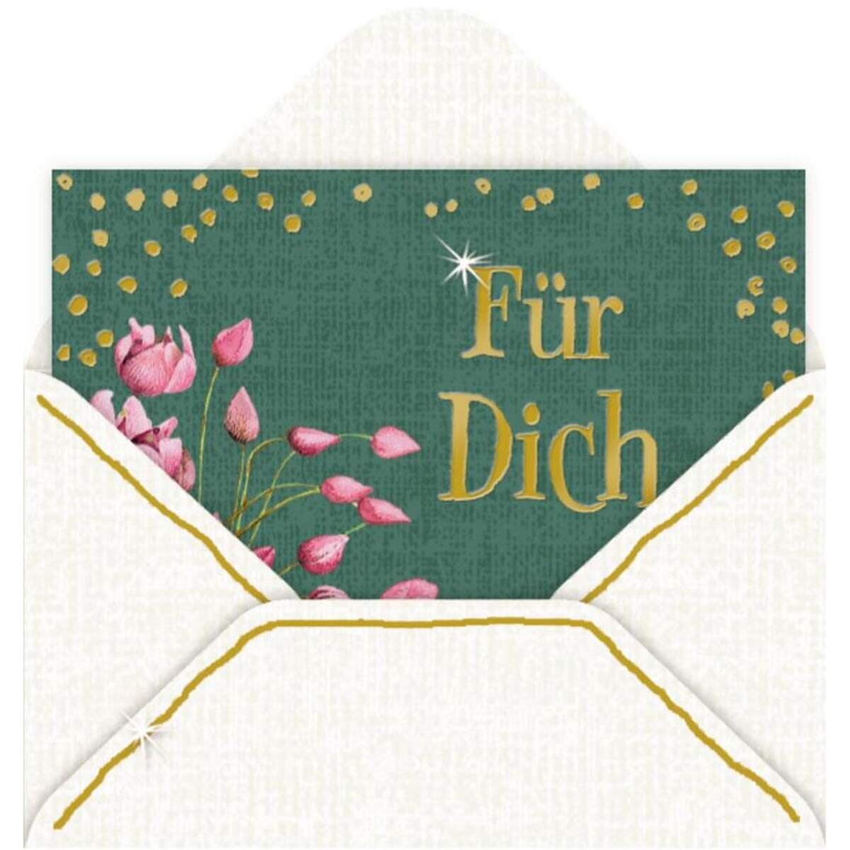 Coppenrath Verlag Mini-Briefchen Zauberhafte Blumenwiese (Bastin) sort.: 1 Stück. 8-fach
