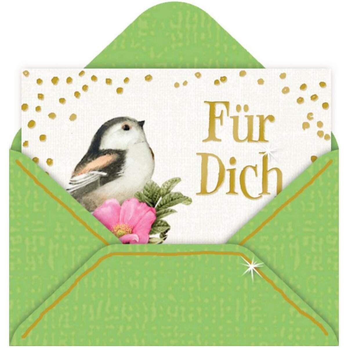 Coppenrath Verlag Mini-Briefchen Zauberhafte Blumenwiese (Bastin) sort.: 1 Stück. 8-fach