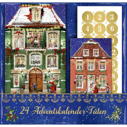 Coppenrath Verlag Nostalgische Weihnachtsstadt - 24 Adventskal.-Tüten (Behr)