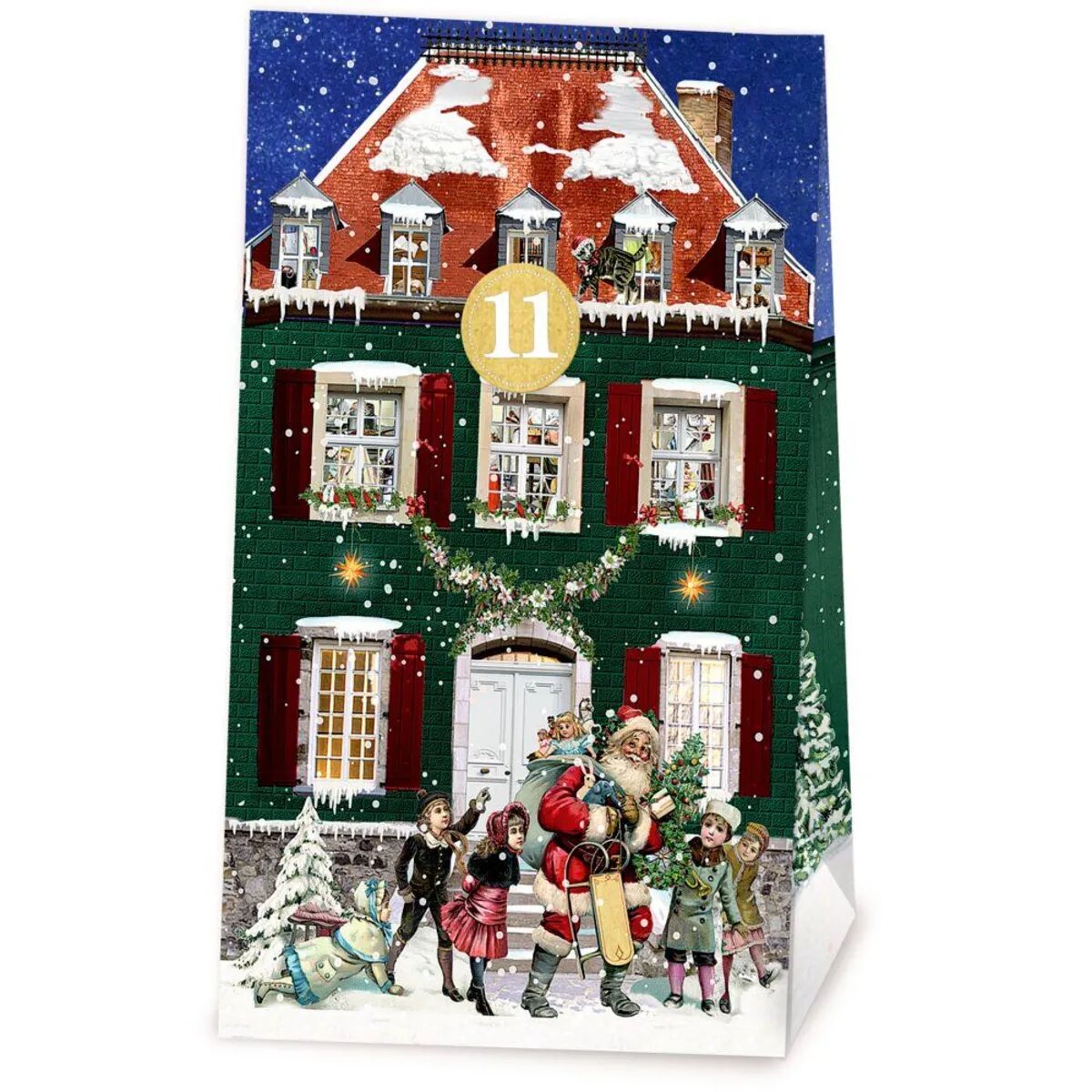 Coppenrath Verlag Nostalgische Weihnachtsstadt - 24 Adventskal.-Tüten (Behr)