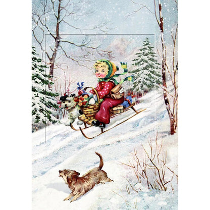 Coppenrath Verlag Nostalgischer Glitzertraum, Mini-Adventskalender-Sort.(Behr)