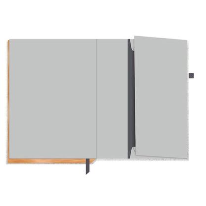 Coppenrath Verlag Notizbuch MASTERPLAN Urban&Gray (Stoffeinband)