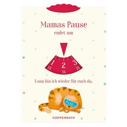 Coppenrath Verlag Parkscheibe "Mamas/Papas Pause" Familie im Glück