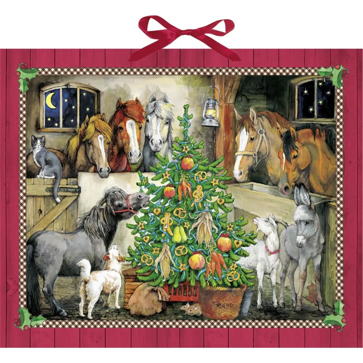 Coppenrath Verlag Pferdefreunde - Adventskalender Pferde-Weihnacht