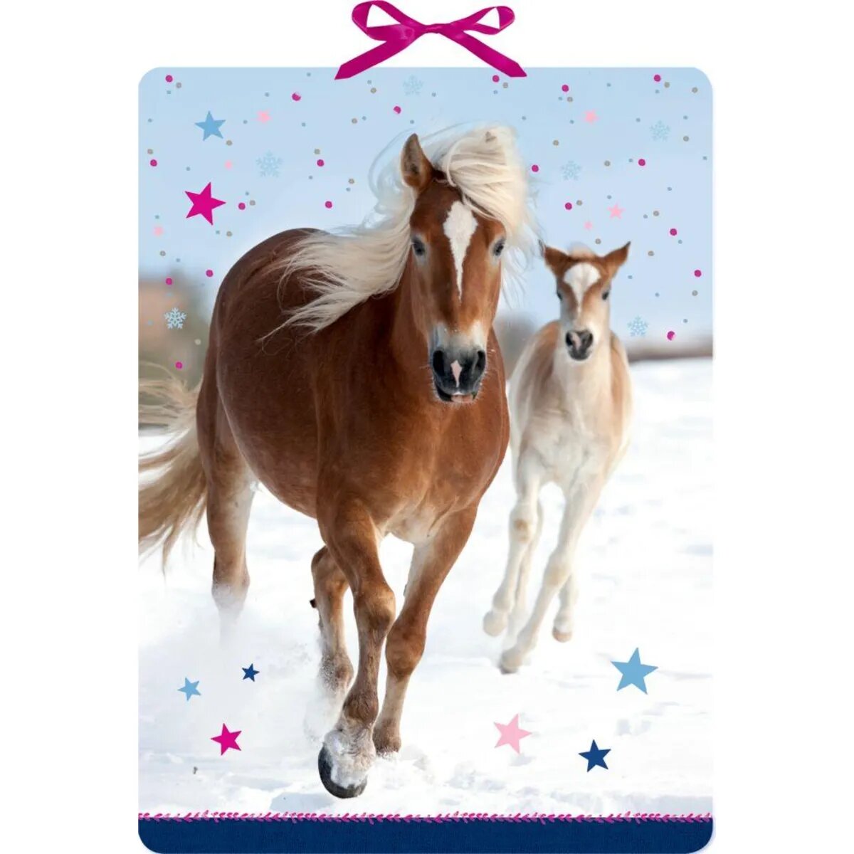 Coppenrath Verlag Pferdefreunde im Schnee, Wand-Adventskalender