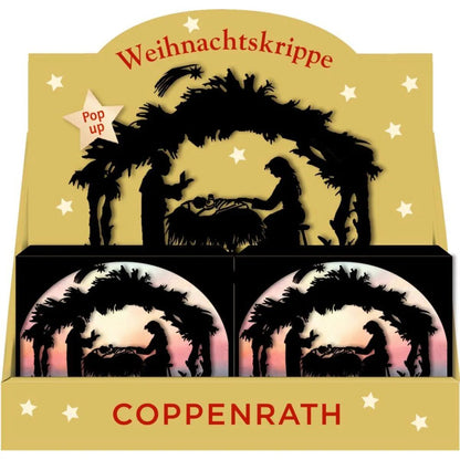 Coppenrath Verlag Pop-up-Weihnachtskrippe Scherenschnitt, Adv. (Behr)