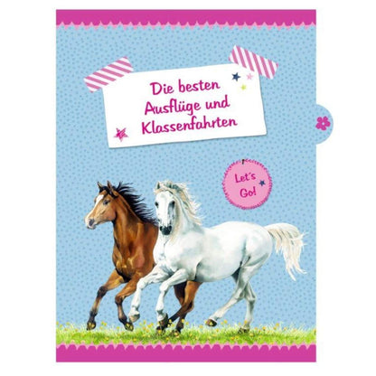 Coppenrath Verlag Sammelordner Meine Schulzeit - Pferdefreunde (blaues Design)