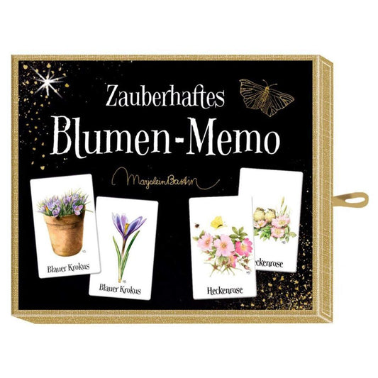 Coppenrath Verlag Schachtelspiel – Zauberhaftes Blumen-Memo, Bastin