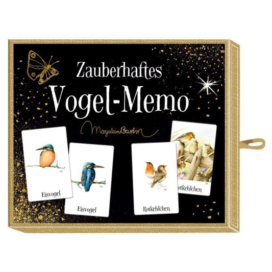 Coppenrath Verlag Schachtelspiel – Zauberhaftes Vogel-Memo, Bastin