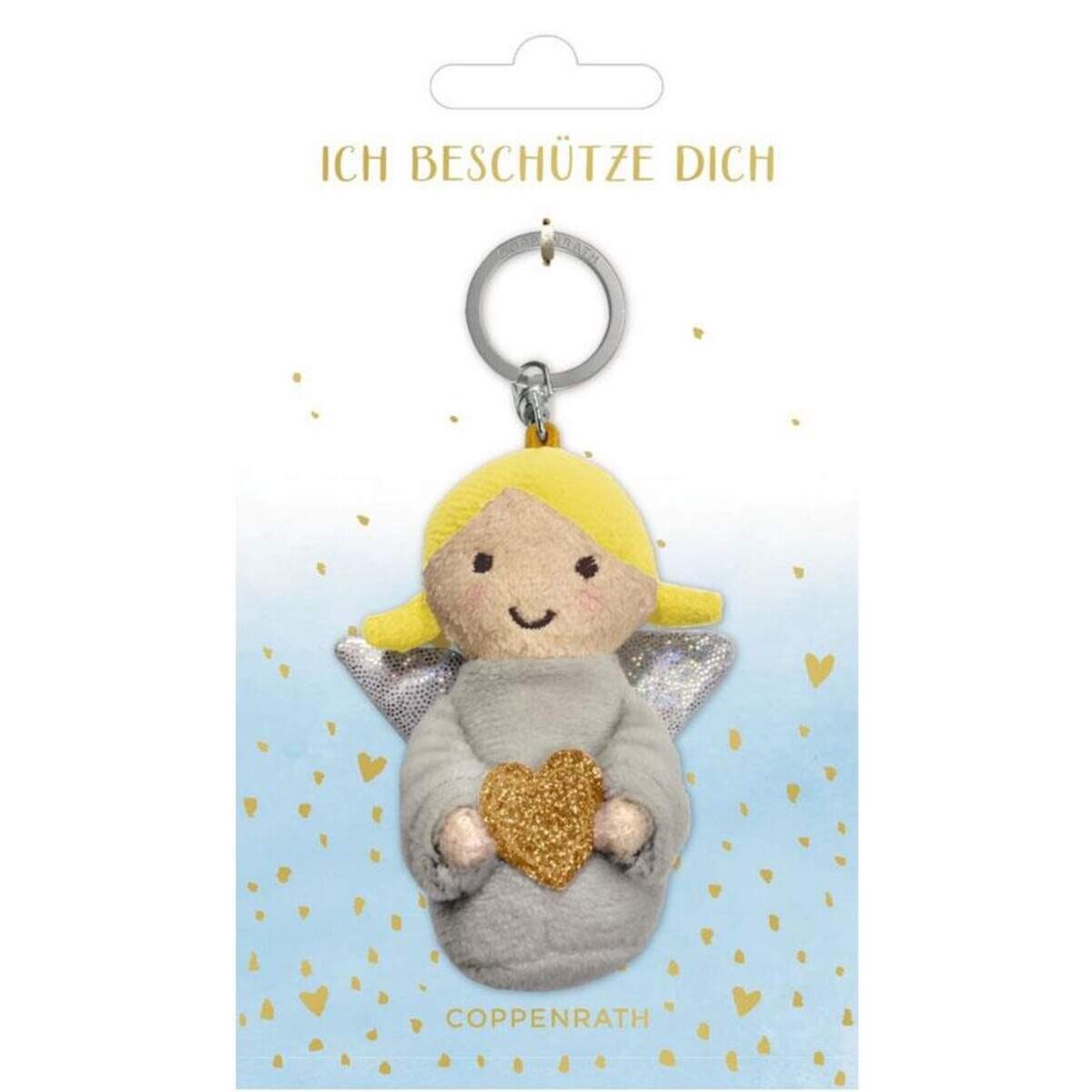 Coppenrath Verlag Schlüsselanhänger - Ich beschütze dich (Plüschengel)