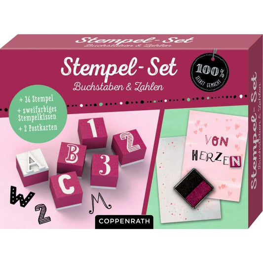 Coppenrath Verlag Stempel-Set Buchstaben & Zahlen (100% s.g.)