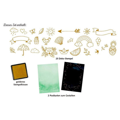 Coppenrath Verlag Stempel-Set Deko-Motive (100% selbst gemacht)