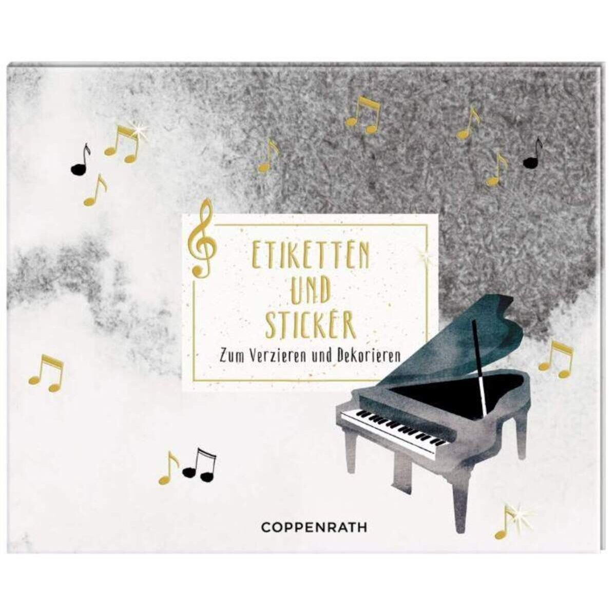 Coppenrath Verlag Stickerbuch - Etiketten und Sticker (All about music)