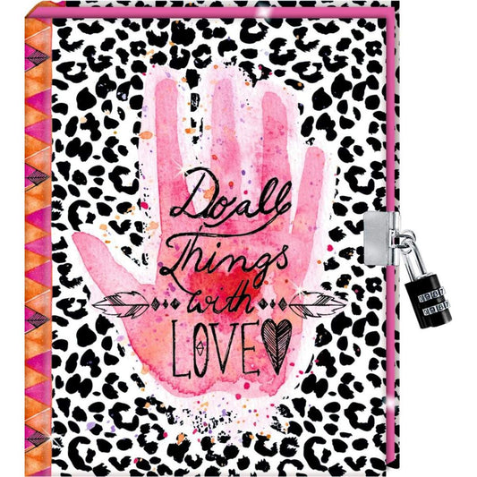 Coppenrath Verlag Tagebuch Do all things with love Rebella