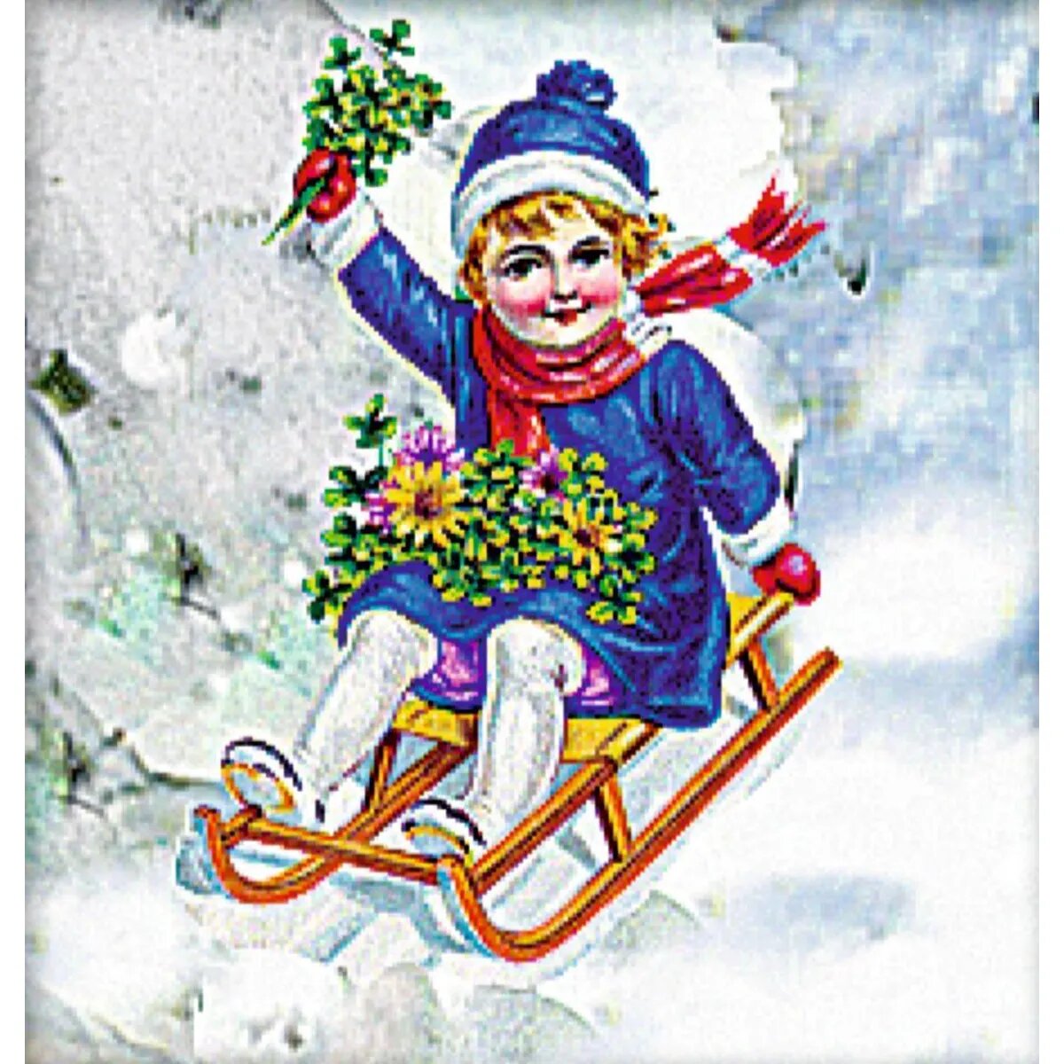Coppenrath Verlag Tiere in Schneelandschaft, Wand-Adventskal.A4 mit 3D (Behr)