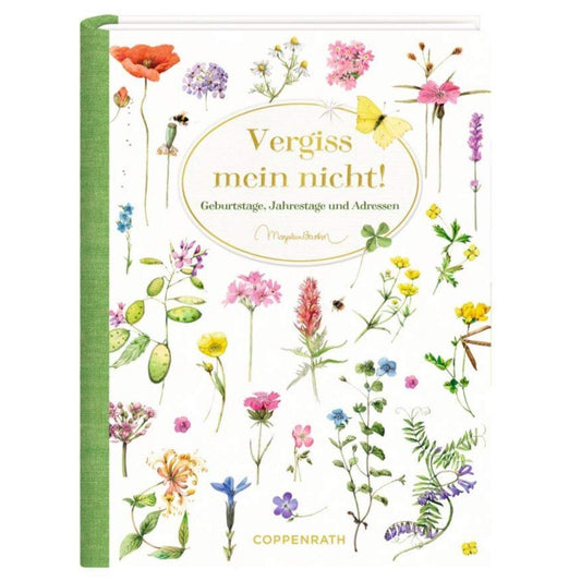 Coppenrath Verlag Vergiss mein nicht! Immerwährendes Geburtstagsbuch (Bastin)