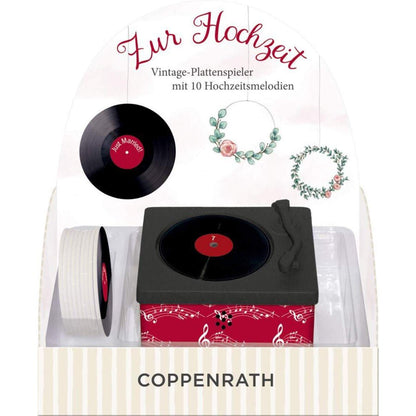 Coppenrath Verlag Vintage-Plattenspieler: Zur Hochzeit (mit Hochzeitsmelodien)