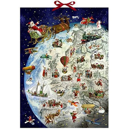 Coppenrath Verlag Wandkalender – Der Dienstplan des Weihnachtsmanns