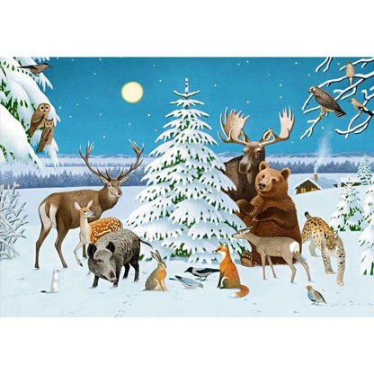 Coppenrath Verlag Weiße Winterwelt, Mini-Adventskalender-Sort.