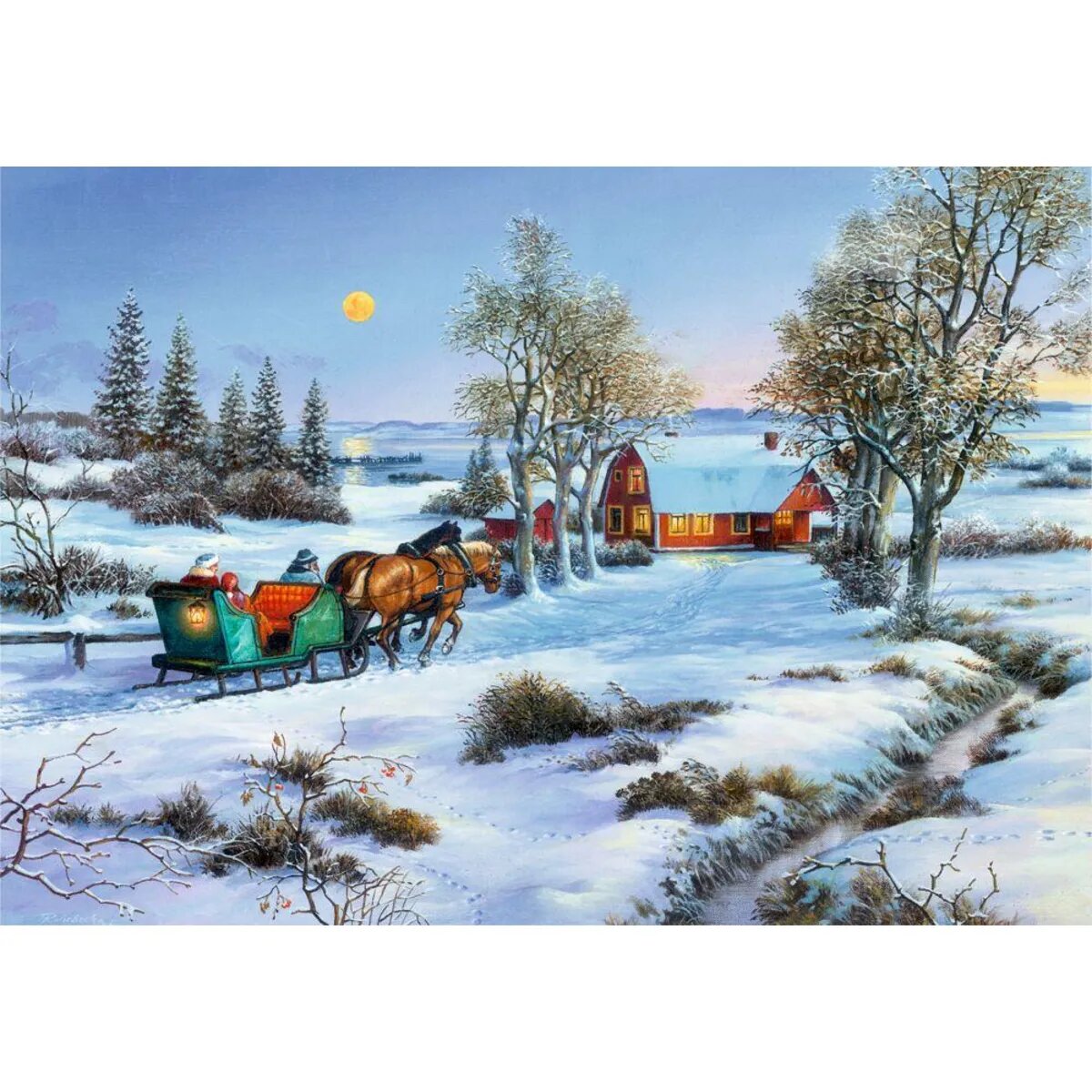 Coppenrath Verlag Weiße Winterwelt, Mini-Adventskalender-Sort.