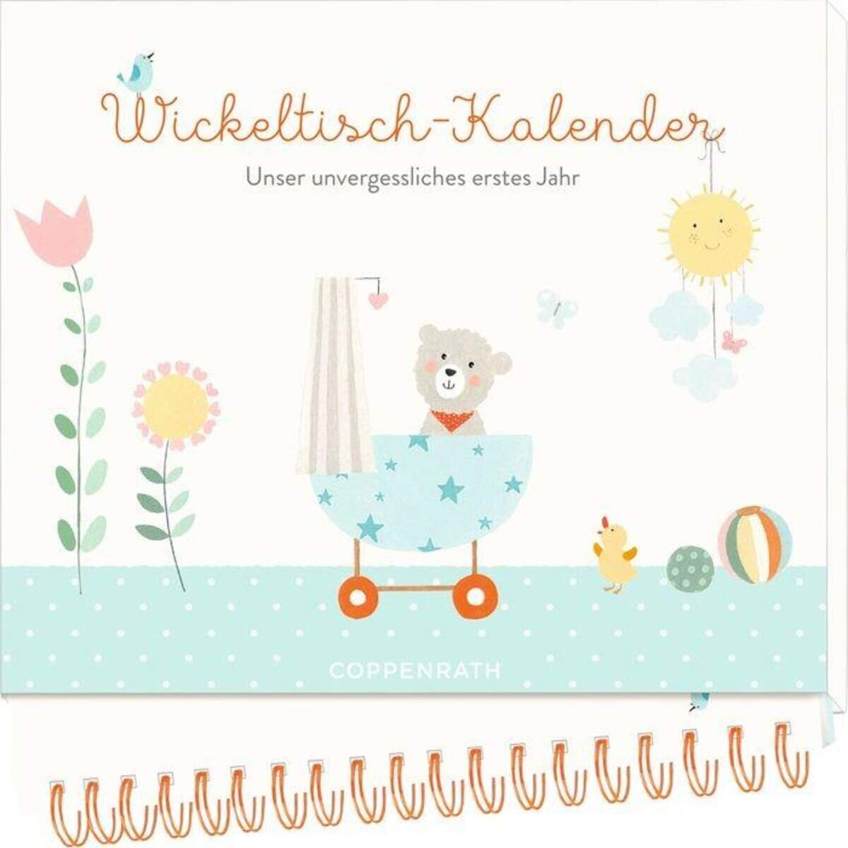 Coppenrath Verlag Wickeltisch-Kalender - Unser unvergessliches erstes Jahr