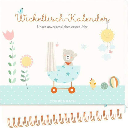 Coppenrath Verlag Wickeltisch-Kalender - Unser unvergessliches erstes Jahr