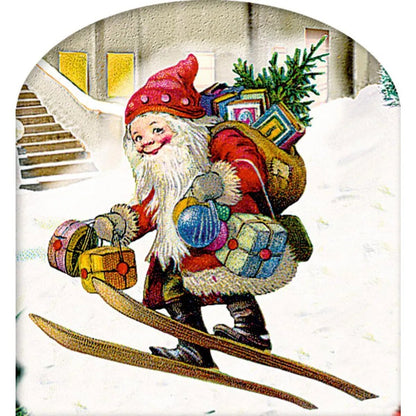 Coppenrath Verlag Winterhäuschen-Weihnachtskranz, Wand-Adventskal. (Behr)
