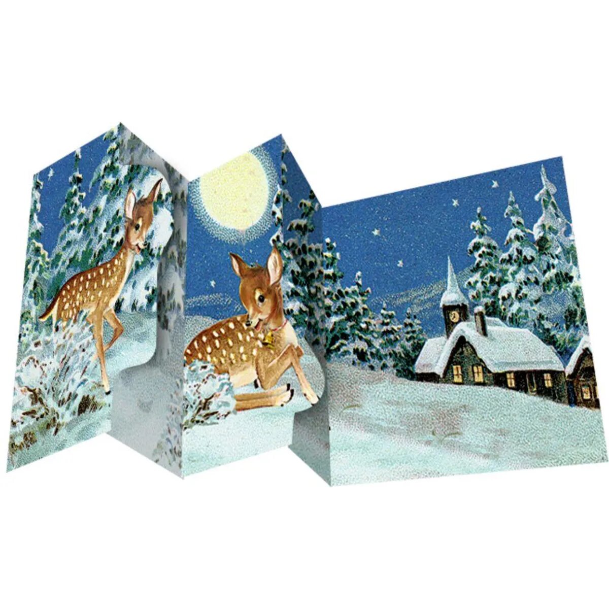Coppenrath Verlag Winterwunderland, Zettel-Adventskal. mit Pop-up (Behr)