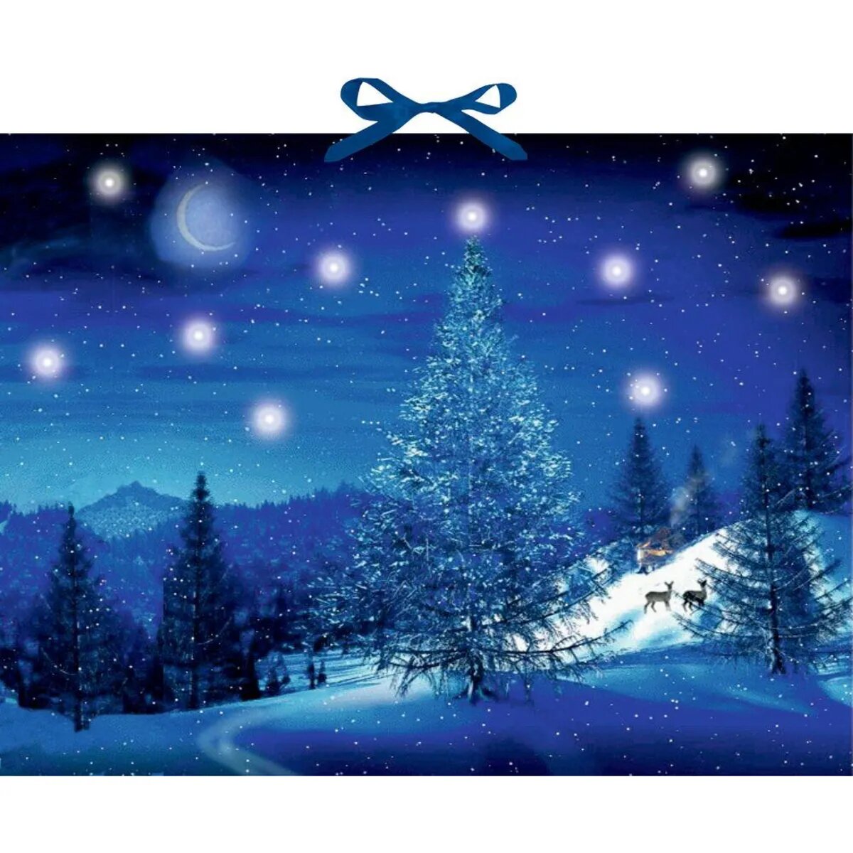 Coppenrath Verlag Winterzauber, Wand-Adventskal. mit LEDs
