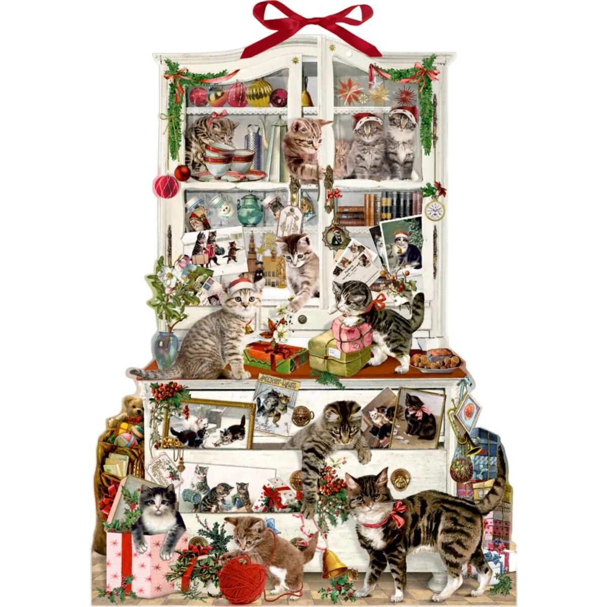 Coppenrath Verlag Zettel-Adventskalender Katzen im Advent