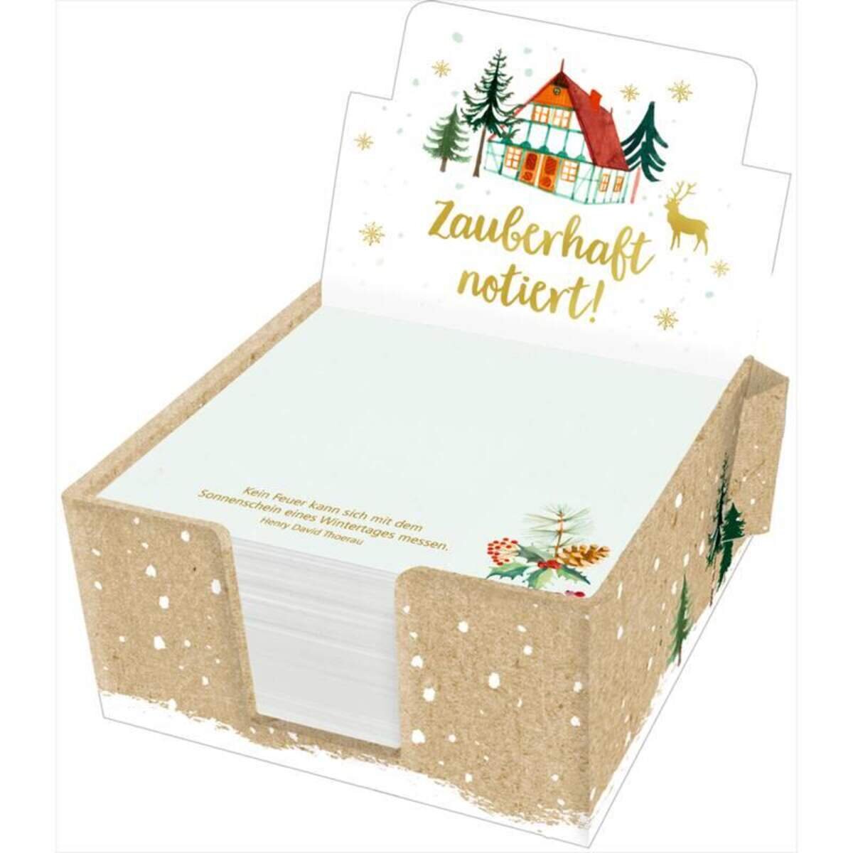 Coppenrath Verlag Zettelkästchen - Zauberhaft notiert! (Weihnachten)