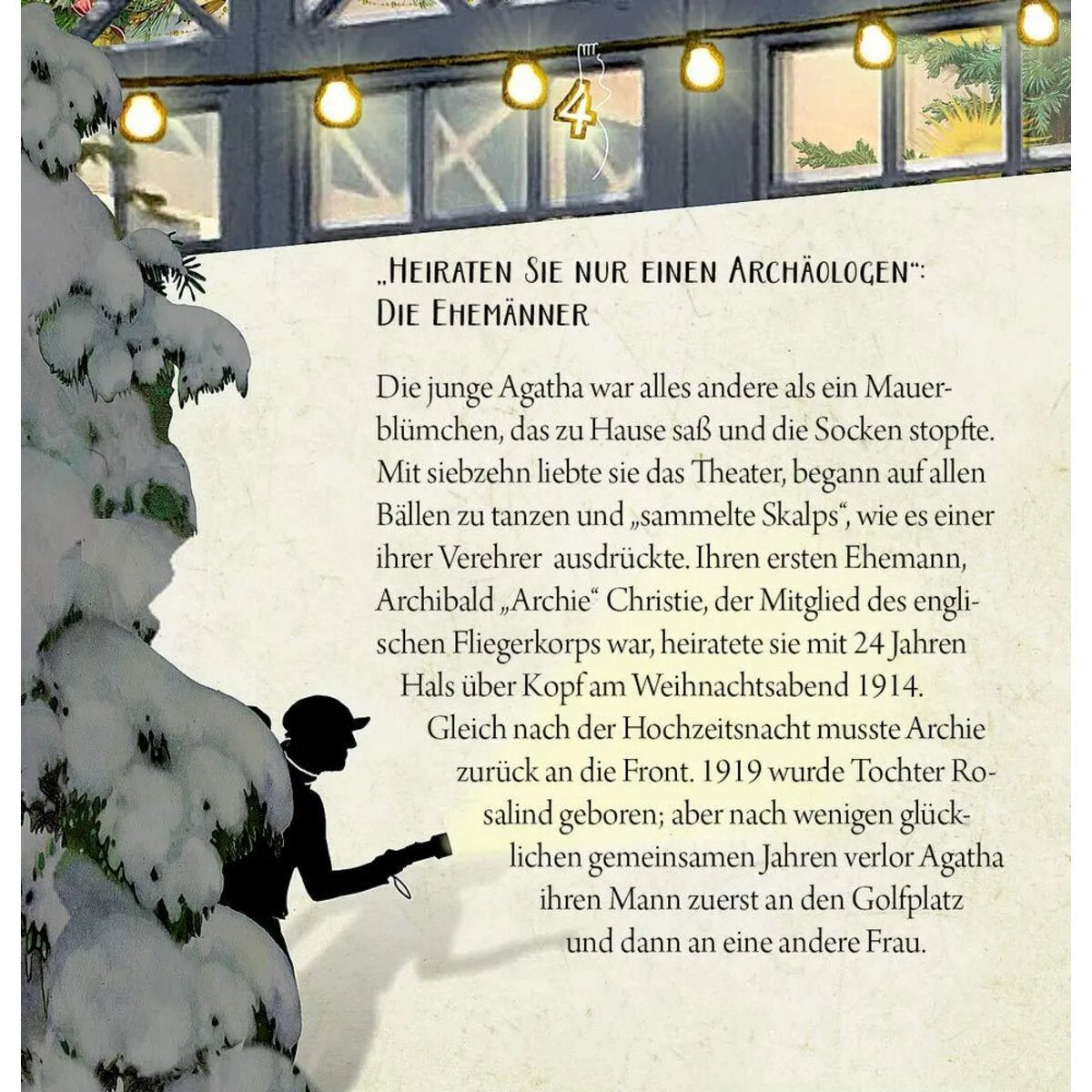 Coppenrath Verlag Zettelkalender - Weihnachten mit Agatha Christie