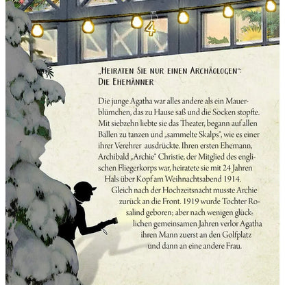 Coppenrath Verlag Zettelkalender - Weihnachten mit Agatha Christie