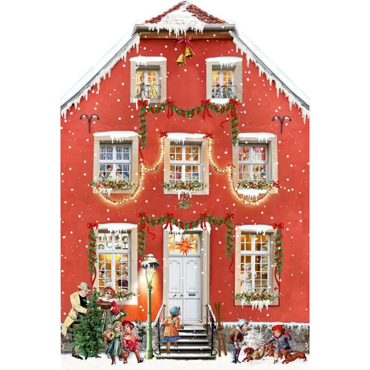 Coppenrath Weihnachten bei uns Zuhaus, Aufstell-Adventskalender