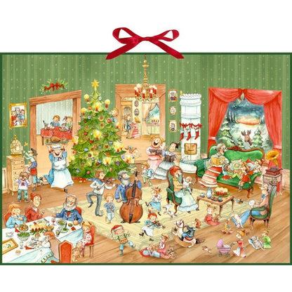 Coppenrath Wimmelige Weihnachtsfeier, Wand-Adventskalender