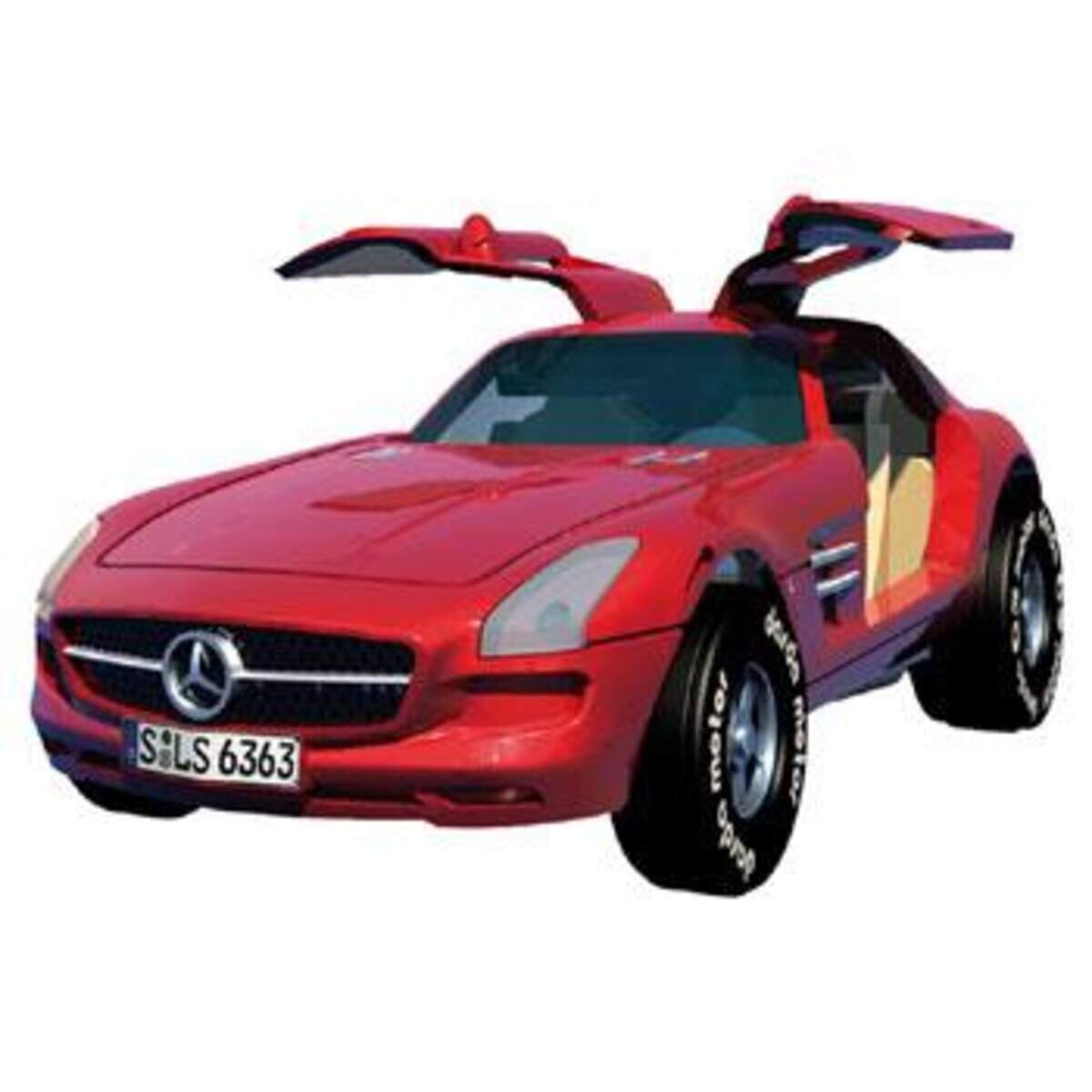 Darda Mercedes Benz SLS AMG, rot, 8cm