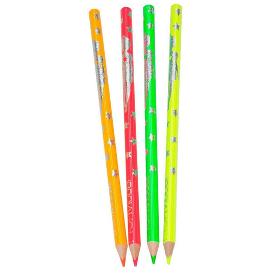 Depesche TOPModel Buntstiftset 4 Neon-Effektstifte