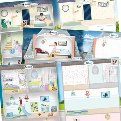 Depesche Create your Sweet Home - Malbuch mit Stickern