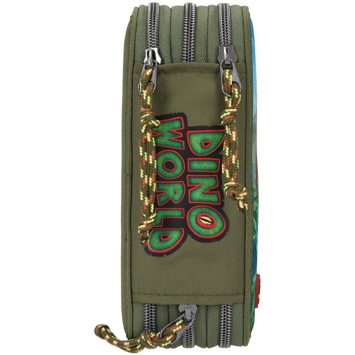 Depesche Dino World 3-Fach Federtasche LED