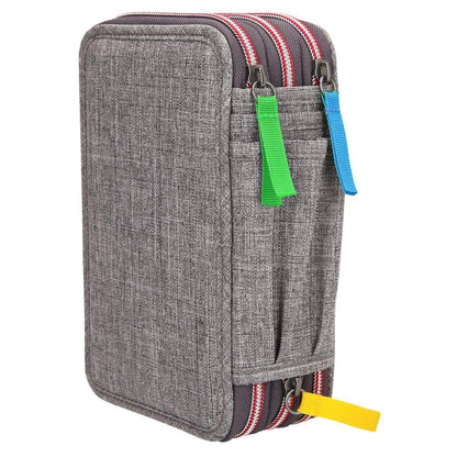 Depesche Dino World 3-Fach Federtasche Streichpailletten