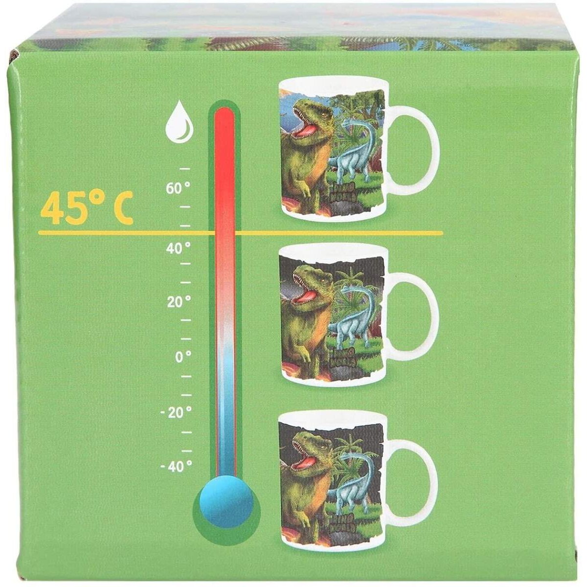 Depesche Dino World Becher mit Temperatur-Effekt, 320 ml