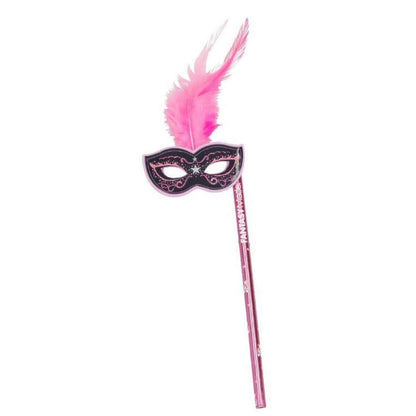 Depesche Fantasy Model Bleistift mit Maske und Federn, sortiert